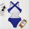 Sexy One-Piece Swimsuit Solid Women's Closed Swimwear Push Up Swimming Wear Bodysuit Bathing Suit Beachwear Pool Bather