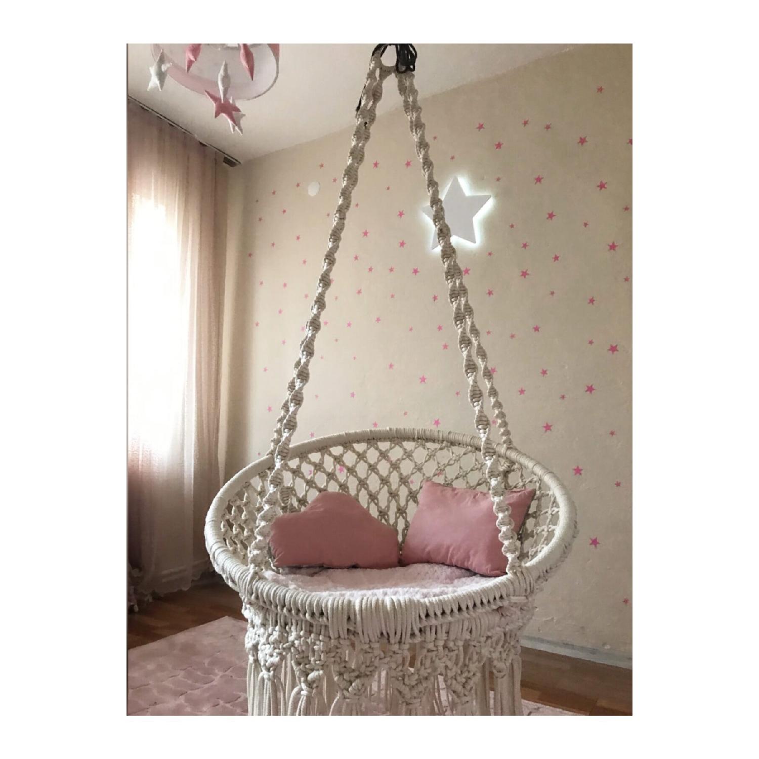 

Ecru Macrame Swing