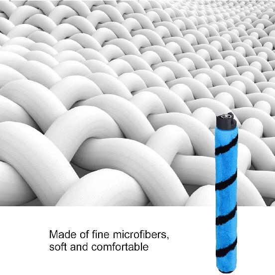 Vacuum Cleaner Roll Brush, Soft Rolling Brush Replacement for Shark AZ2000 AZ2000W AZ2002 LA502 Rotator Vertex, Fine Microfiber, 1 Piece