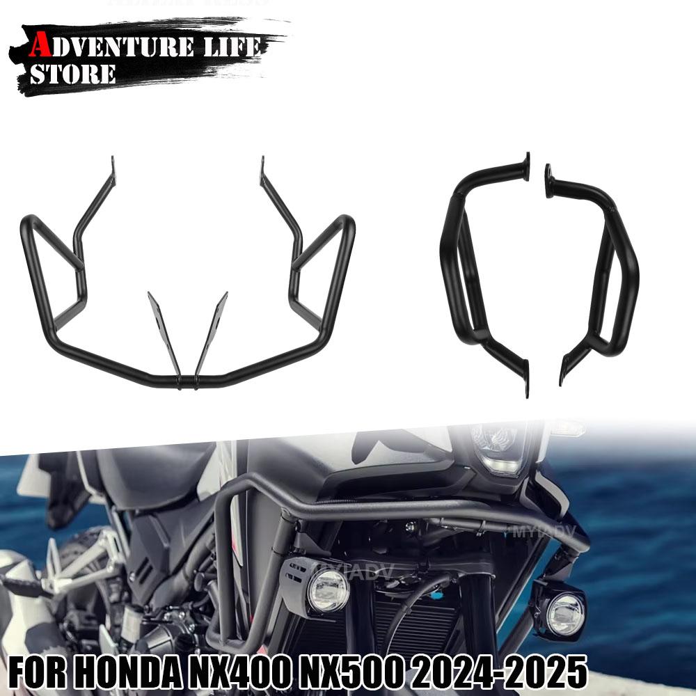 Motorcycle Highway Crash Bar Engine Tank Guard Bumper Upper Or Lower Protector Bars For Honda NX400 NX500 NX 400 500 2024-2026