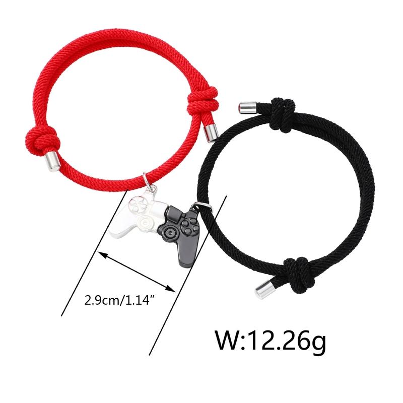 Pulseiras de Gamepad Design Único Conjunto de Pulseiras para Jogadores Pulseiras de Melhores Amigos Pulseira de Casal Conjunto de Pulseiras de Amizade