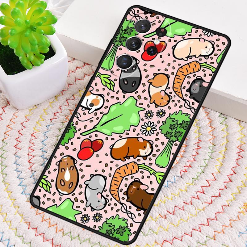 Guinea Pig Hamster Collage Silicone Phone Case For Samsung Galaxy note 10 pro S26 S25 S24 S23 S22 S21 Plus S25Ultra Capa Cover