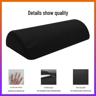 Apoio de Pé Semicircular Ergonômico e Almofada para Joelhos para Casa e Escritório ou Suporte na Gravidez