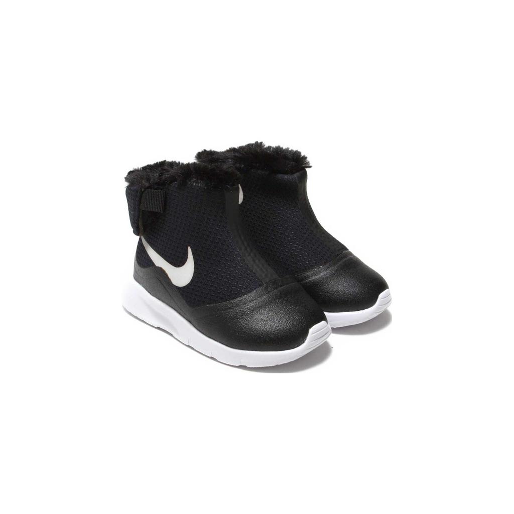 Nike Tanjun Comfortable Versatile Non-Slip Wear-Resistant High-Top Walking Shoes Baby Shoes Black White 922870-008