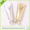 In Stock 100ml/100g High Gloss Gold-Silver Aluminum-Plastic Cosmetic Tube with Acrylic Cap - Refillable PE Empty Bottle