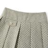 ELLE KIDS Girls' Houndstooth Pleated High-Waist Skirt
