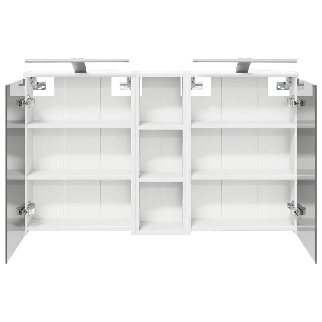 Bathroom Cabinet Set 3 Pcs 106 X 16 X 62.5 Cm Particleboard