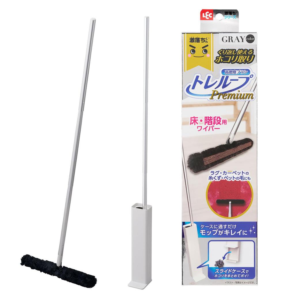 LEC Brush Treloop Premium Type Reusable dust remover Mop can be cleaned by running it through the case Dust can be collected and disposed of in the