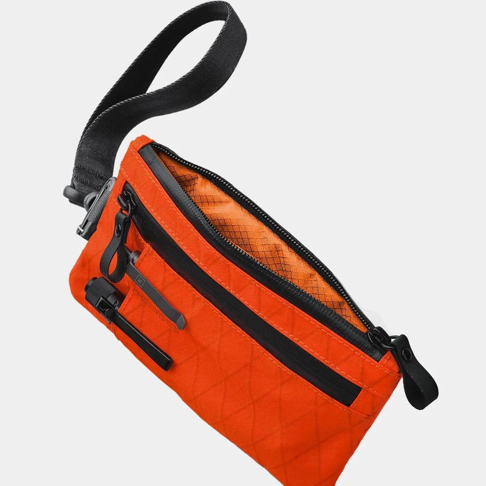 Portafoglio per Carte da Viaggio in Nylon Impermeabile per Organizer Portatile e Chiavi