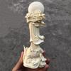 Dragon Fish Guanyin Bodhisattva  Characters Statue  Chinese Buddha Home Room Office Feng Shui Decorative Statue