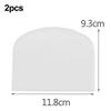 2pcs Plastic Dough Scraper Bowl Scraper, Food-grade Bench Scraper, Flexible Dough Cutter, Multipurpose