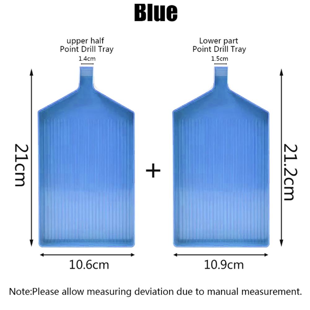 2Pcs/Sets New large Multi-functional Diamond Painting Plate DIY Diamond Art Tray For Diamond Embroidery Cross stitch Accessories