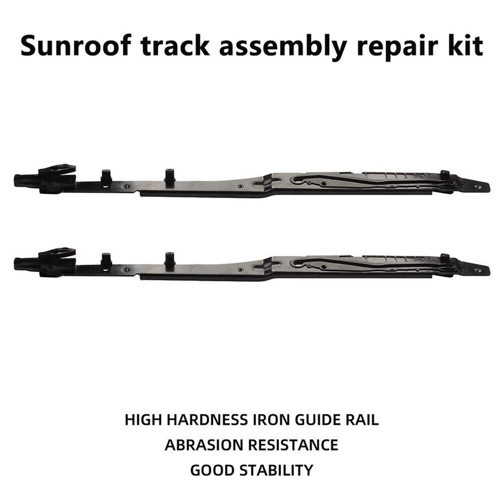Auto-Autoteile Kompatibel für F150 F250 F350 F450 FL3Z-1651071-A FL3Z-1651071-B Schiebedachschienen-Montage-Reparatursatz 1 Paar