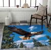 Retro Viking Eagle Area Carpet Anti Slip Polyester Carpet Is Very Suitable for Living Room and Gaming Room Carpet Decoration