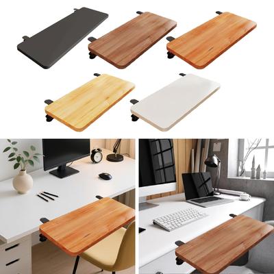 Desk Extension Shelf Board Wrist Support Clamp On for Home Office