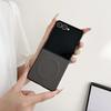 For Magsafe Magnetic Wireless Charging New Luxury Solid Color Carbon Fiber Bumper Phone Case For Samsung Galaxy Z Flip 7 6 5 4 3
