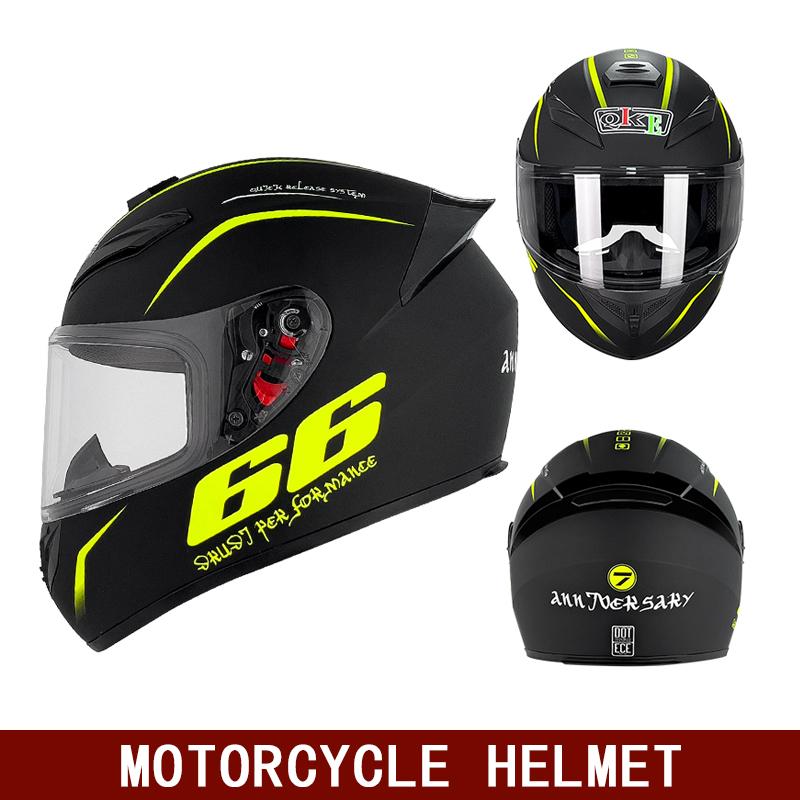 Motorcycle Helmet and Safety Scooter Motorcycle Modular Capacitor Helmet Engine Full Face Integral Motorcycle Full Helmet