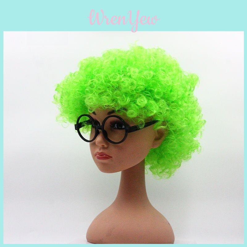 Joker Wig With Colorful Explosion Hair For Childrens Festival Costume Accessory