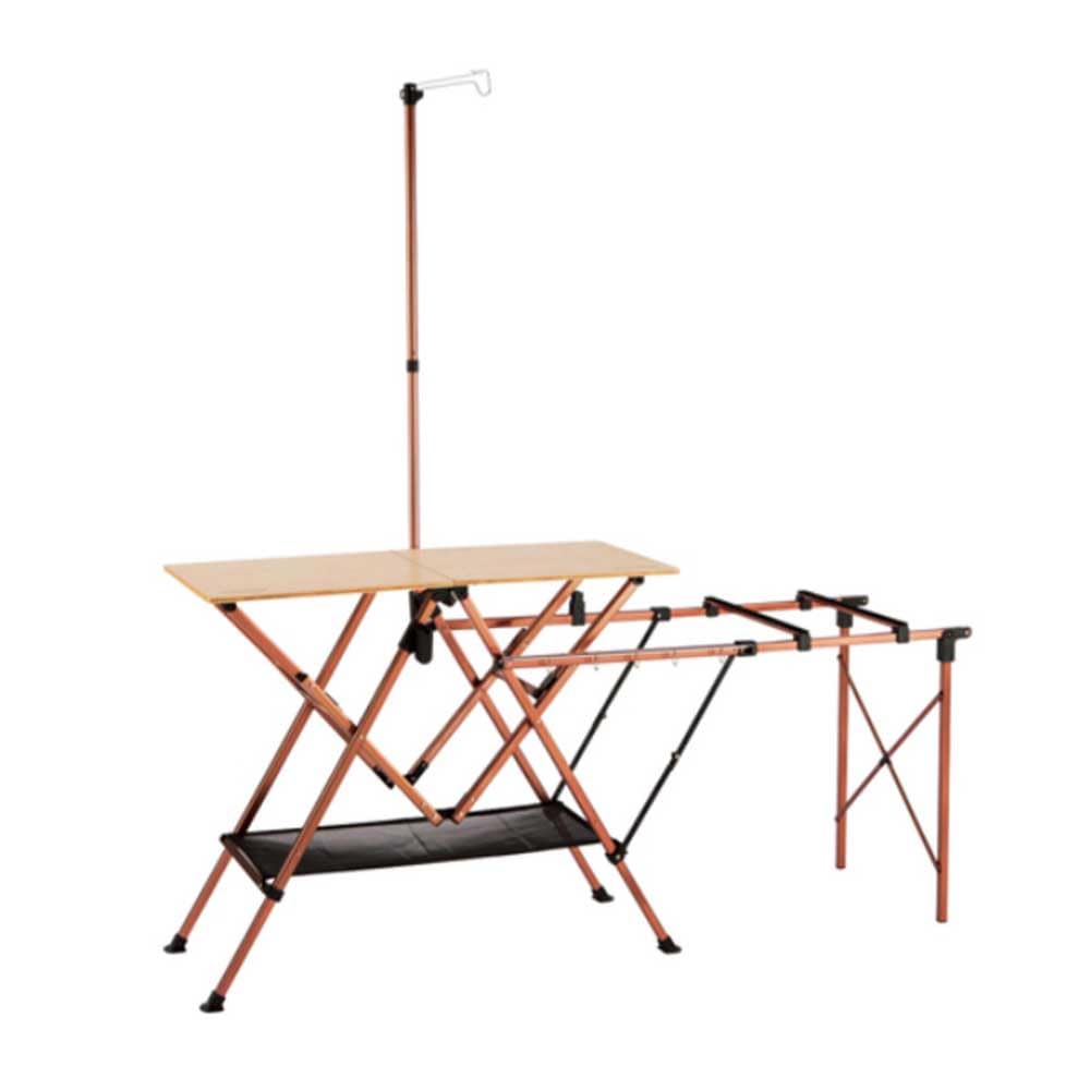 COLEMAN Master Series One-Touch Kitchen Table (2000010520) for Outdoor Camping and Solo Camping