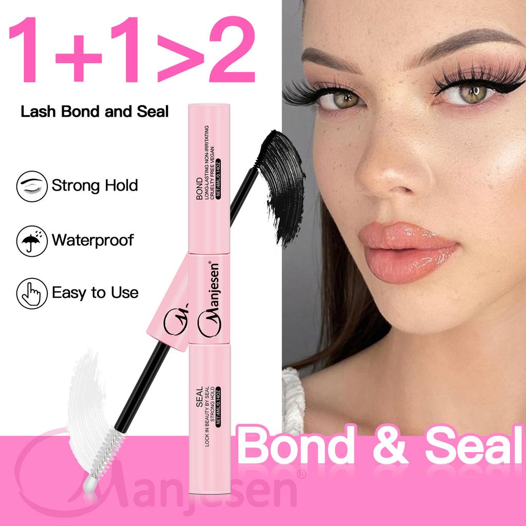 DIY Lashes Extension Kit Eyelashes 200 PCS Clusters Lash Bond and Seal Makeup Tools for Gluing Lashes Gluing Glue Accessories