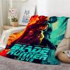Classic Movie Blade Runner 2049 Throw Lightweight 240g Flannel Blanket Soft Skin-friendly for Summer Cooling