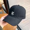Letter embroidery street soft top baseball cap women's spring and summer fashion couple versatile face small curved brim hat men