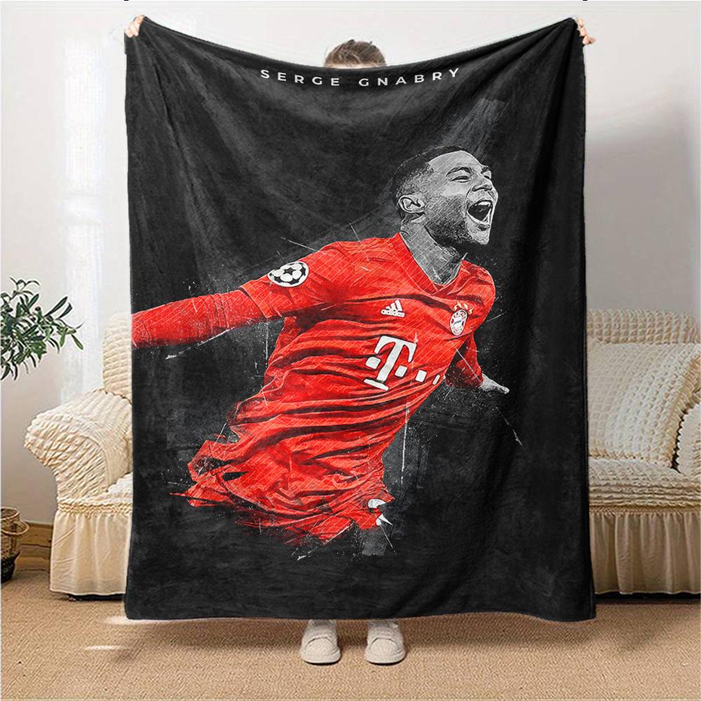 Soccer Celebration Moment Blankets Flannel Printed Breathable Warm Throw Blanket for Home Office Bedspreads 0708a70