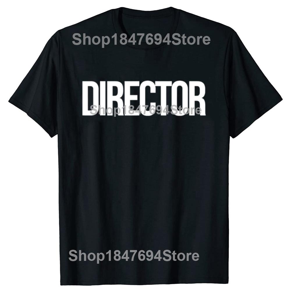 Funny Vintage Director Filmmaker Film Crew Graphic T-shirt Men Women Hip Hop Oversized T Shirt 100% Cotton Comfort T-shirts