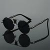 Fashion Vintage Round Sunglasses Double Bridge Retro Sun Glasses Luxury Design for Men Women Casual Shades