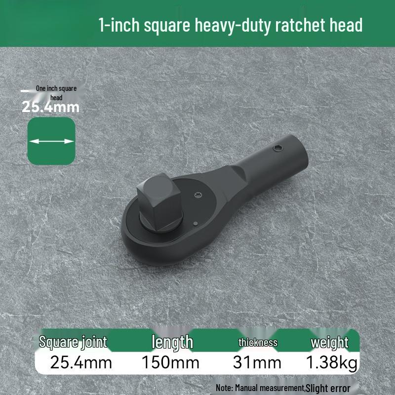 JZDASI 1-inch Heavy-Duty Ratchet Wrench Head