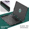 Leather-Style MacBook Air Pro Case With Built-in Stand Shockproof Protection Cover 13 14 15 Inch