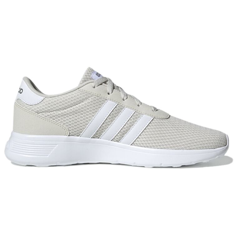 Adidas Neo Lite Racer Mesh Leather Sports Comfortable Breathable Lightweight Low Top Lifestyle Casual Shoes Men sneaker Gray White EE8245