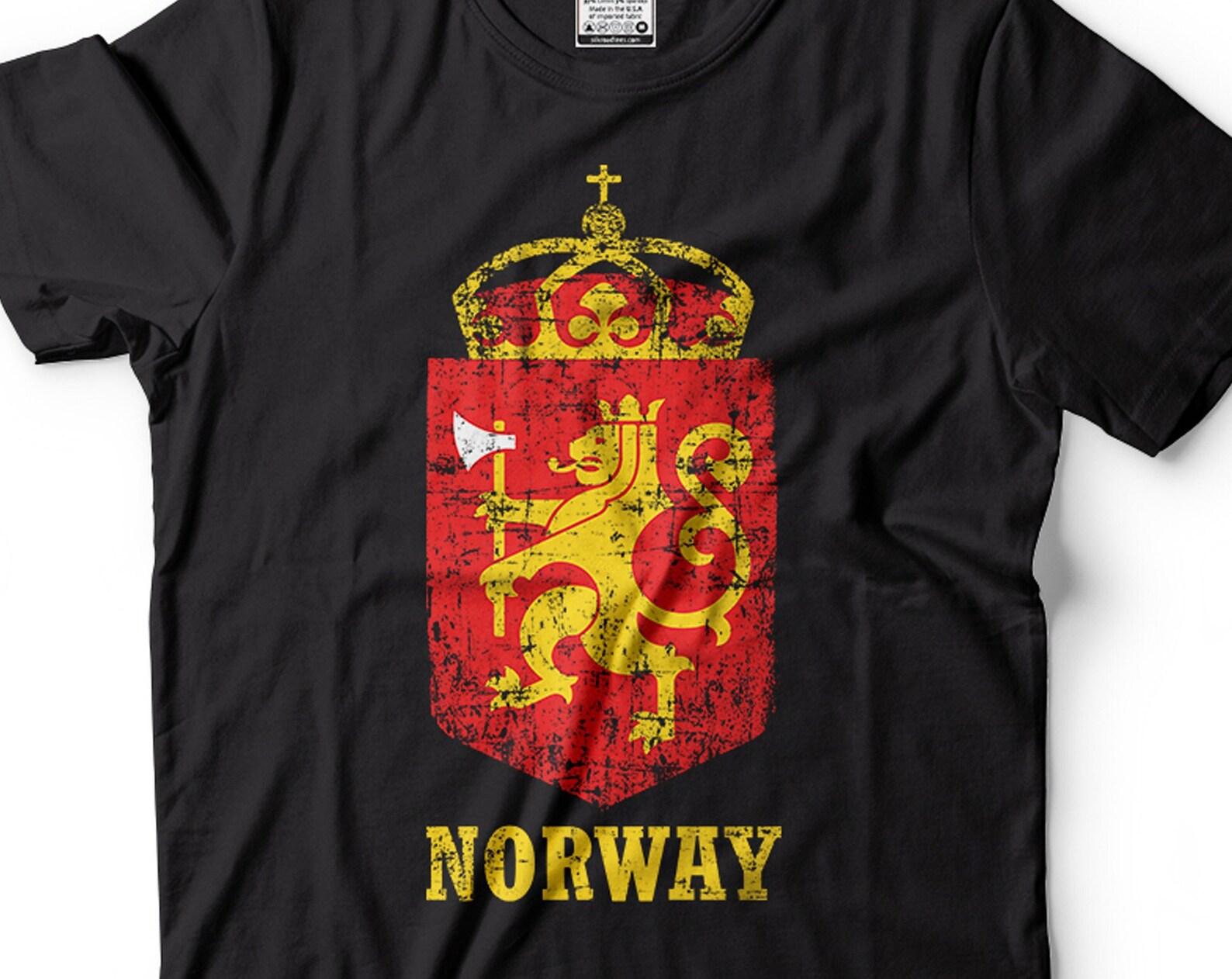 Norway Coat Of Arms T-Shirt: Patriotic Viking Heritage Tee S