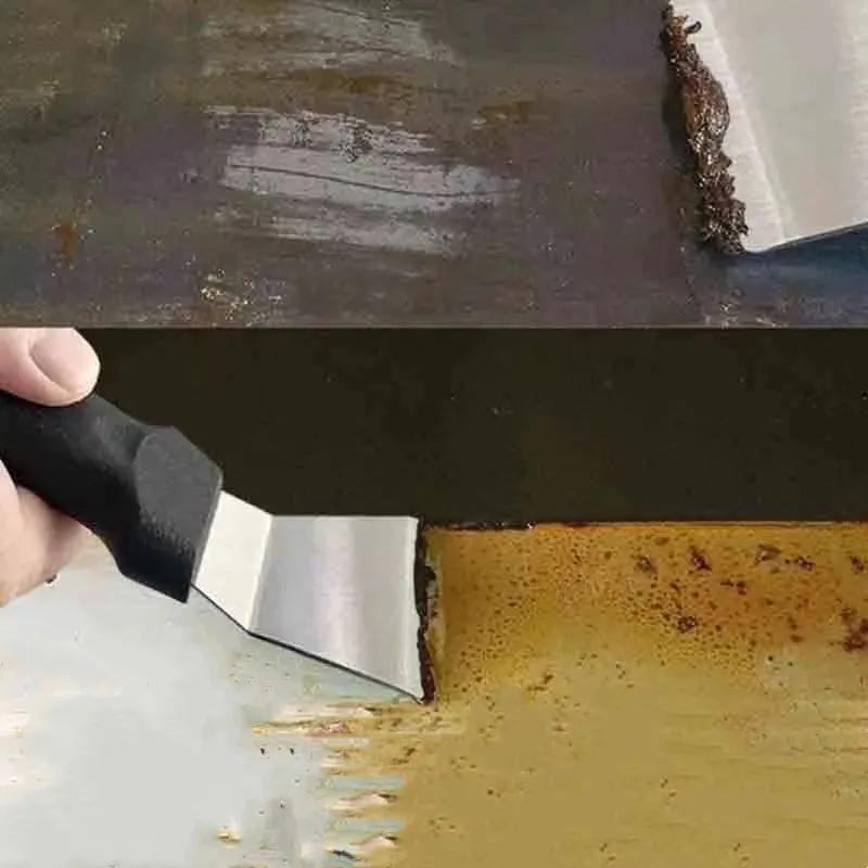 1pcs, Kitchen Cleaning Shovel, Freezer Ice Remover Shovel, Multifunctional Household Cleaning Shovel, Kitchen Gas Stove Range Hood Pot Bottom Shovel