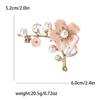 Boutique Alloy Rhinestone Large Plum Blossom Brooch Classical Temperament Women'S Clothing Corsage Jewelry Pin