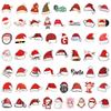 55 New Santa Hat Graffiti Stickers Decorative Scooter Notebook DIY Stickers