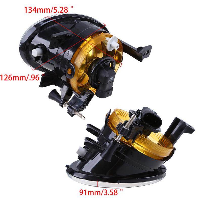 Front Right Fog Light Lamp Assembly Clear Lens Compatible for VW Transporter,Replacement OE 5K0941699 7P6941699E Driving Foglamp
