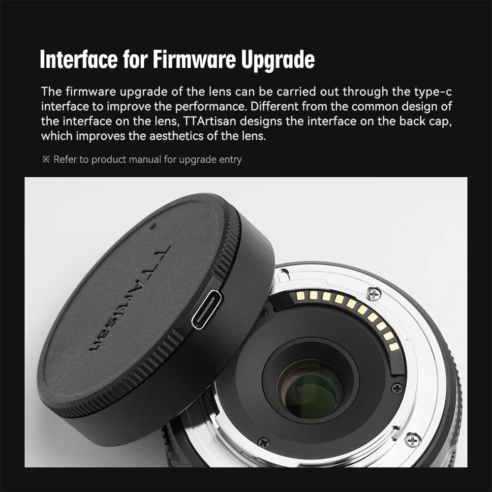 TTArtisan AF 27mm Interchangeable Compatible with Fujifilm Prime Autofocus Video Black [Genuine Product, 2-Year Warranty] F2.8 APS-C X-Mount Lens,