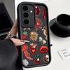 Crab Fish Floral Heart-Shaped Stars Phone TPU Case For Samsung Galaxy S21 S22 S23 FE S24 Plus S25 A16 A35 A54 A55 5G Ultra Cover