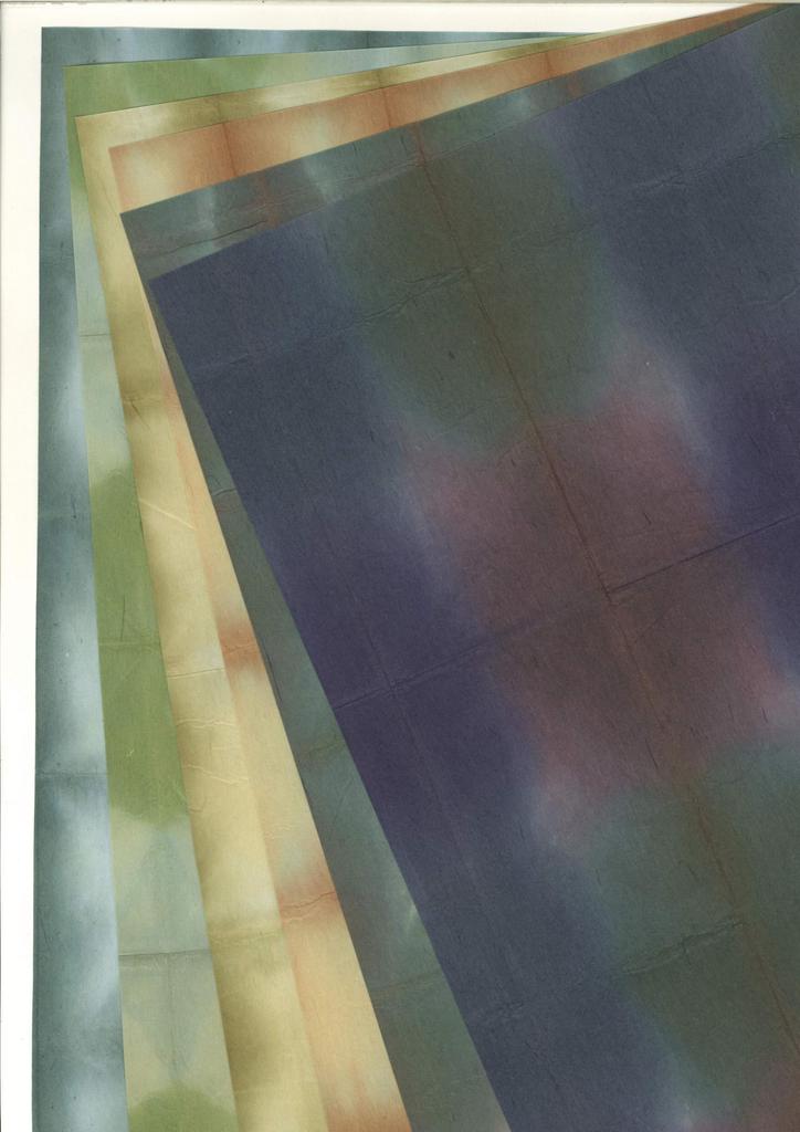 Japanese paper set 24 Board-dyed (24 sheets, colors)