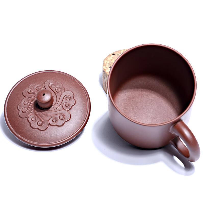 Cup, Pure Handmade Original Ore Purple Clay Auspicious Cloud Cup, Kung Fu Tea Set, Men's Office Tea Brewing Water Cup