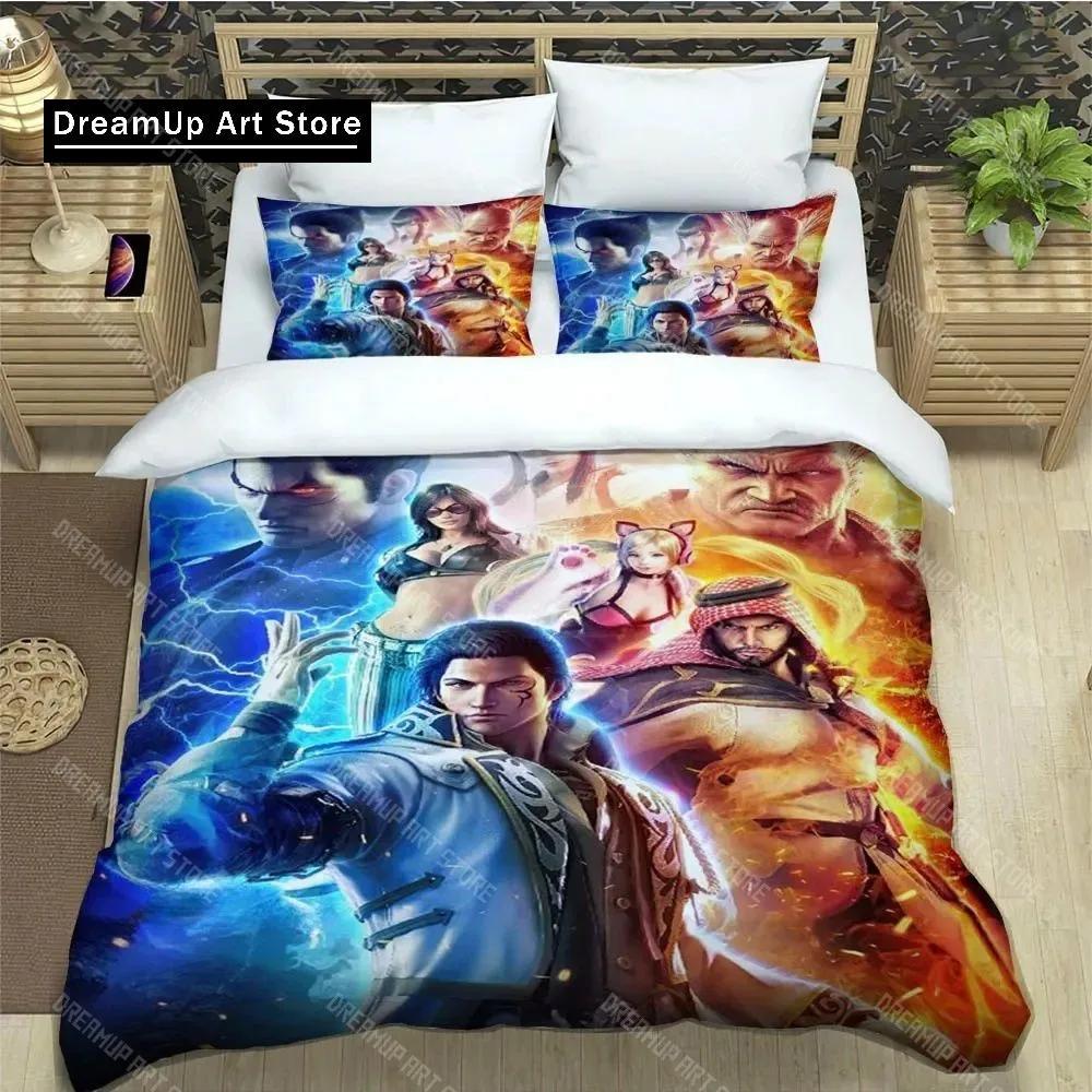 New Game Tekken 8 3D Pint Bedding Sets Exquisite Bed Supplies Set Duvet Cover Bed Comforter Set Bedding Set Luxury Birthday Gift