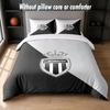 Monaco FC Design Bed Bedding Set 1 Duvet Cover + 2 Pillowcases Soft Breathable Household Bed Linens