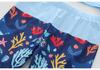 2026 Men's Long Sleeve & Boxer Brief Swimsuit Set for Boys: Kids Small/Medium/Large UV Protection Swimwear