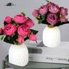 7 Heads Small Peonies Mini Decorative 6 Colors Natural Fake Persian Rose Flowers  Home Decorative