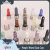 Hexagonal Prism Crystal Glass Water Cup with Magic Wand Spa Design - Custom Logo Option Available