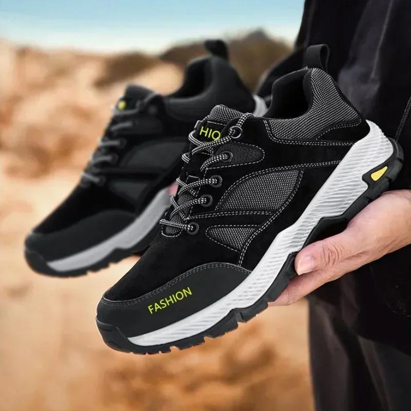 Men's Work and Leisure Shoes 2025 New Outdoor Sports Hiking Shoes Breathable Shoes Men's Sports Tenis Shoes Zapatillas Hombre