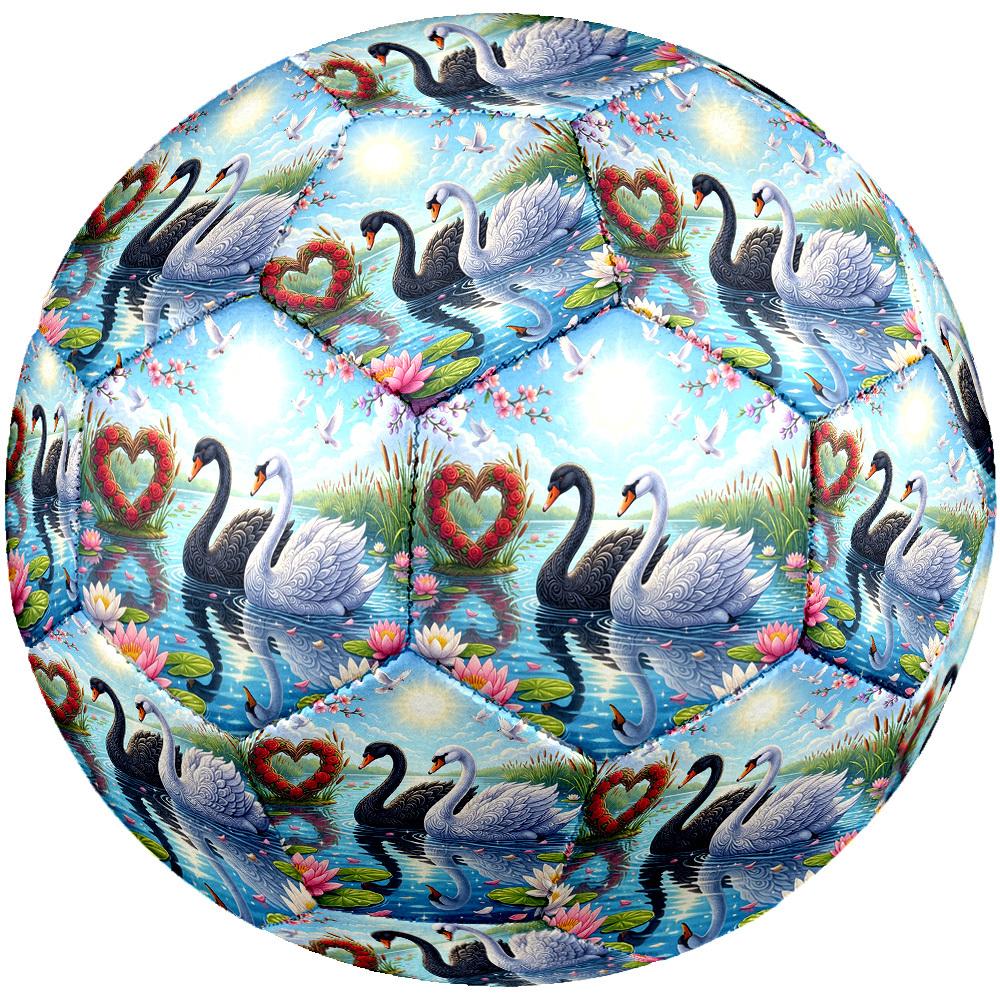1pc Swans Garden Durable Size 5 Soccer Ball Professional Match Training Football Indoor &Outdoor Sports Ball p60118