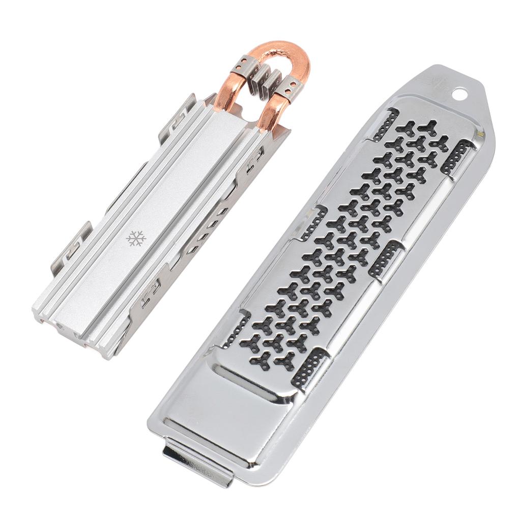 M.2 NVME SSD Heat Sink Professional Efficient Replacement Heatsink Kit with Dust Cover for PS5 Conso