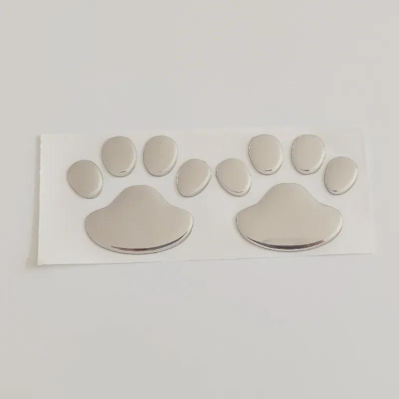 2-10PCS Car Stickers Paw Animal Dog Cat Cool Design Bear Foot Prints Footprint Decal Car Stickers for Auto Motorcycle